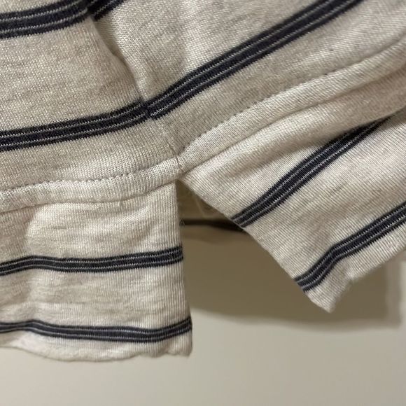 Lou & Grey Striped Sleeveless Top - Gray and Black - Picture 7 of 8